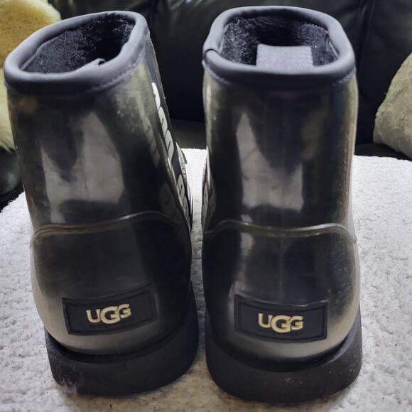 Ugg clear classic mini shearling boots bootie womens size 7 - Picture 5 of 8